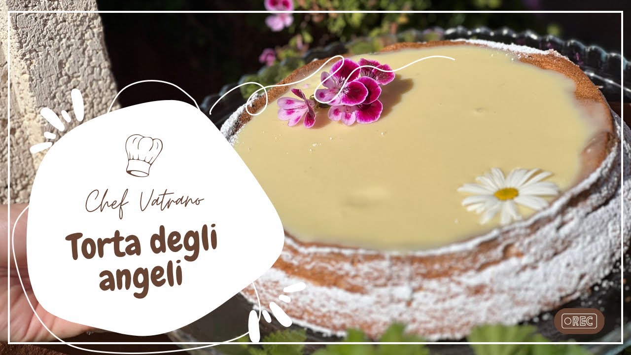 Torta degli angeli - torta degli angeli al cioccolato bianco - torta al cioccolato bianco