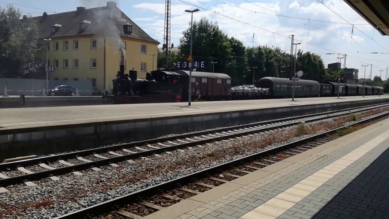 Dampflok am Hbf Landshut