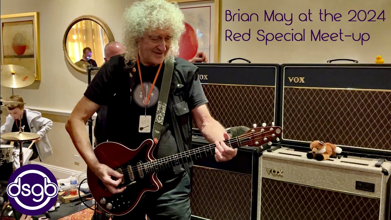 Brian May Attends the 2024 U.K. Red Special Meetup/Convention
