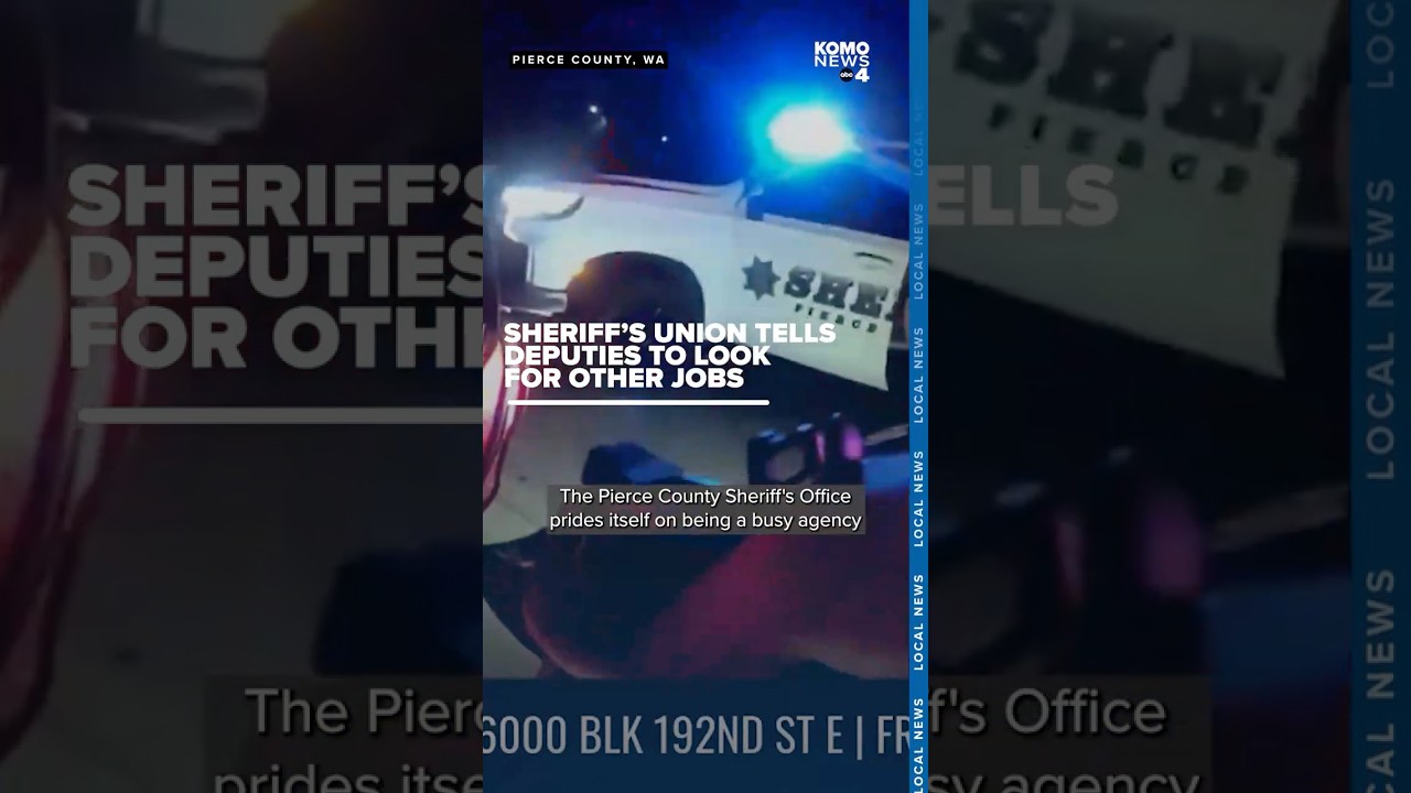 Pierce County sheriff&rsquo;s union tells deputies to look for other jobs if they want fair pay