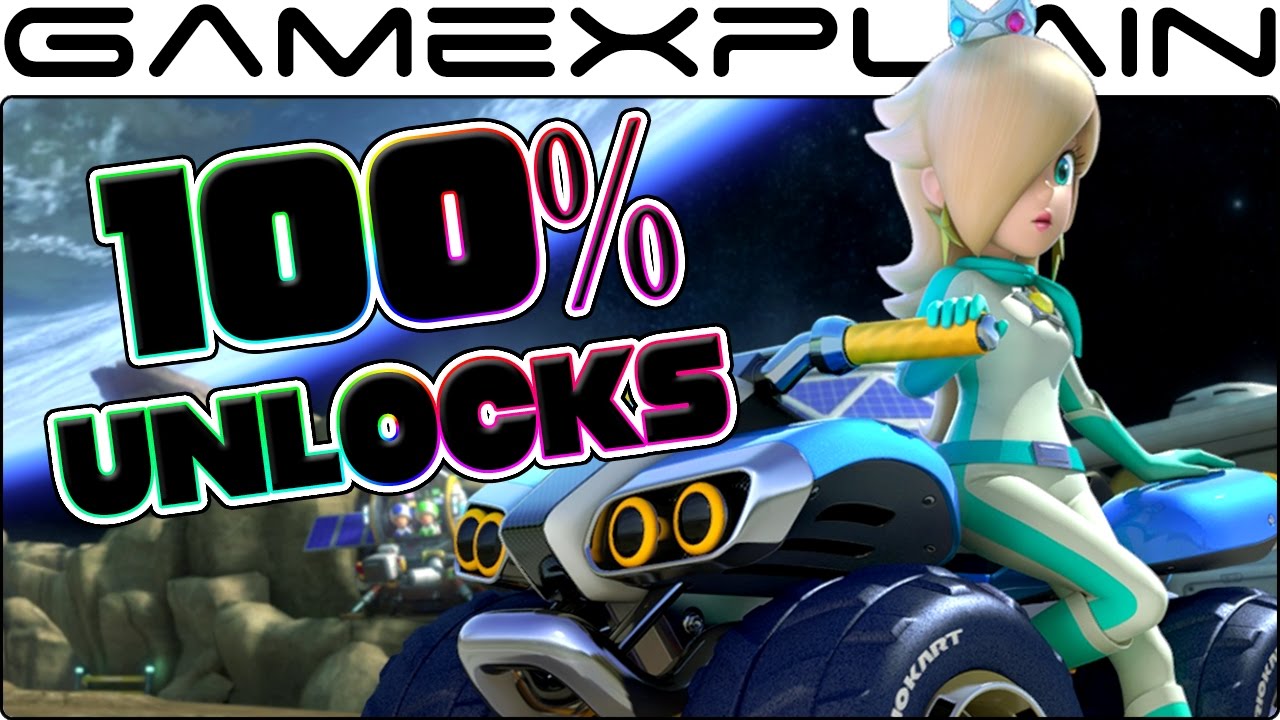 Mario Kart 8 Deluxe: How To UNLOCK Everything 100%! (Gold Parts, Gold Mario, & Alt Title Screens!)