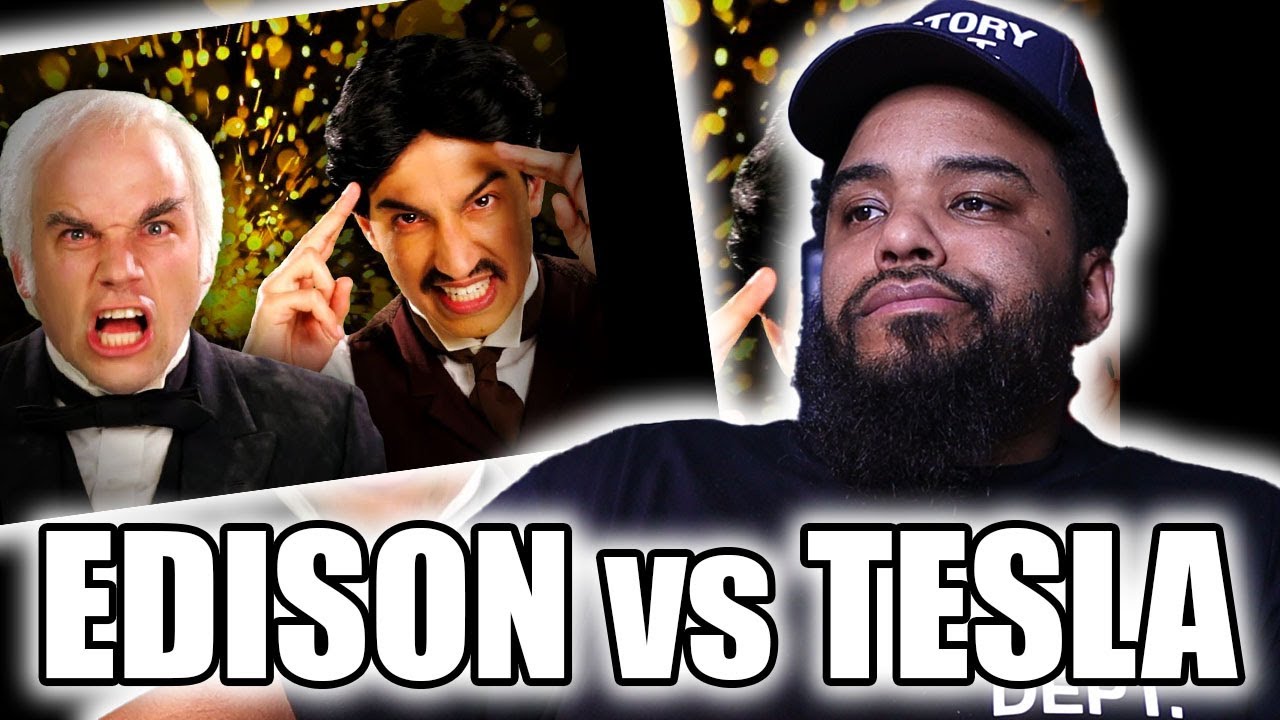 Thomas Edison Vs Nikola Tesla- ERB- Epic Rap Battle Of History- HIP HOP HEAD REACTS