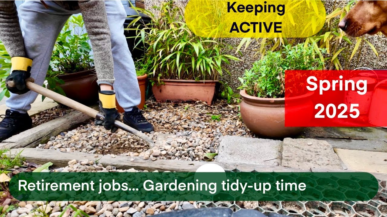 Retirement Jobs - Gravelling in The Garden