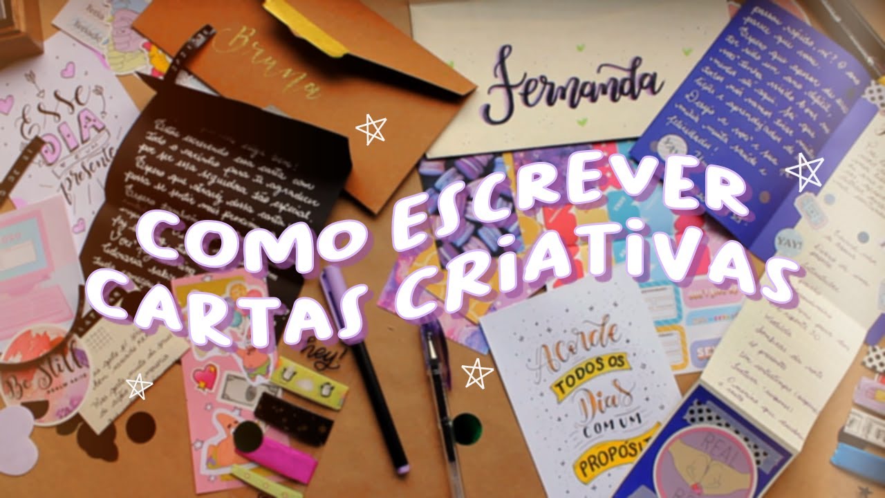 IDEIAS PARA ESCREVER UMA CARTA CRIATIVA | O QUE ESCREVER? O QUE COLOCAR NO ENVELOPE? [2024]