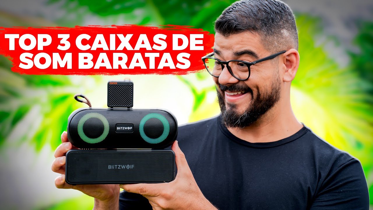 TOP 3 CAIXAS DE SOM BLUETOOTH ATÉ 200 REAIS!