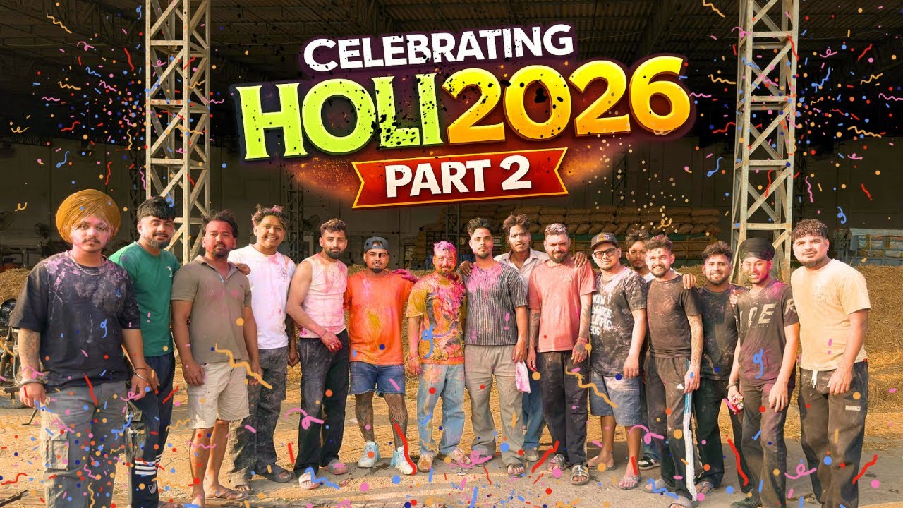 Holi Celebration Part 2 🎨 | Celebrating Holi 2026 With Friends | Punjabi Vlog