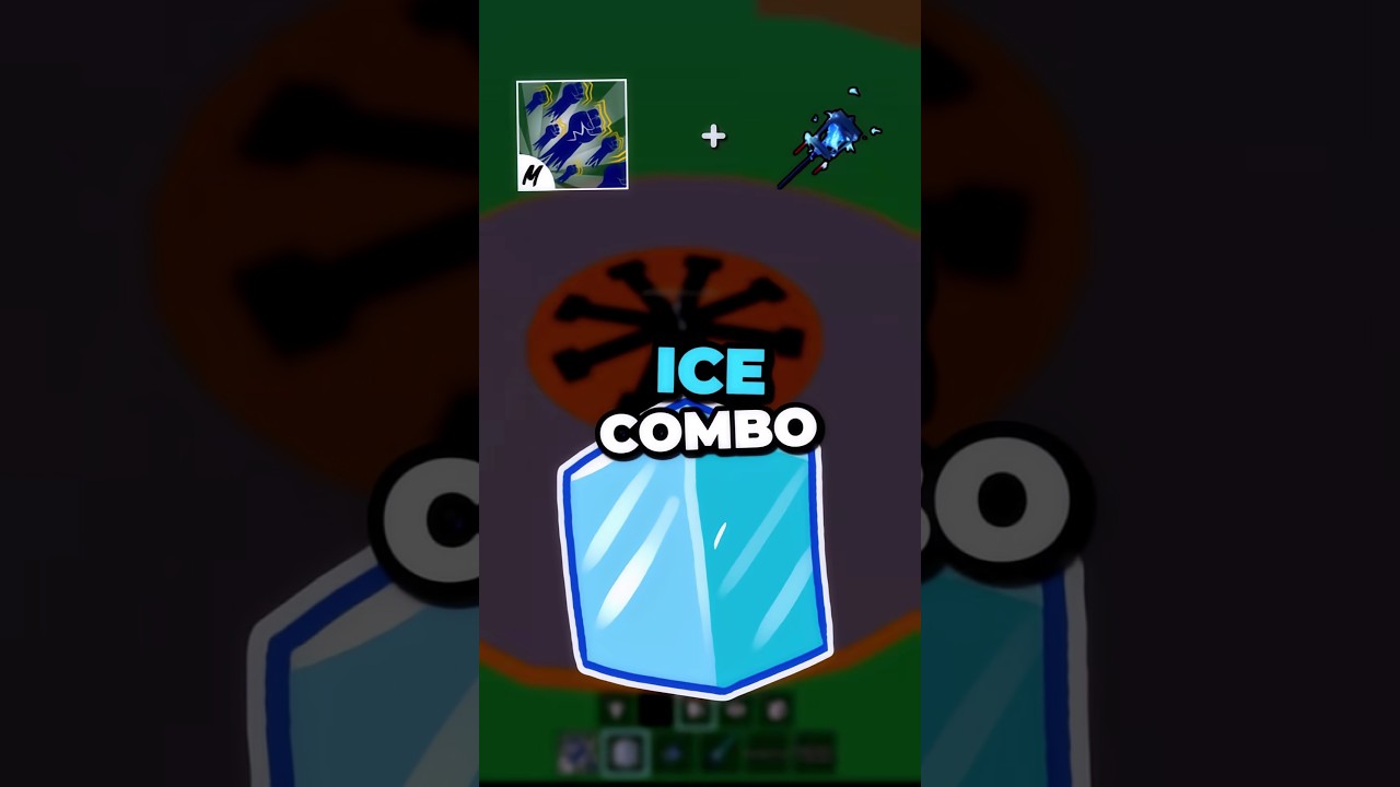 BEST ICE + FOX LAMP COMBO in Blox Fruits #shorts