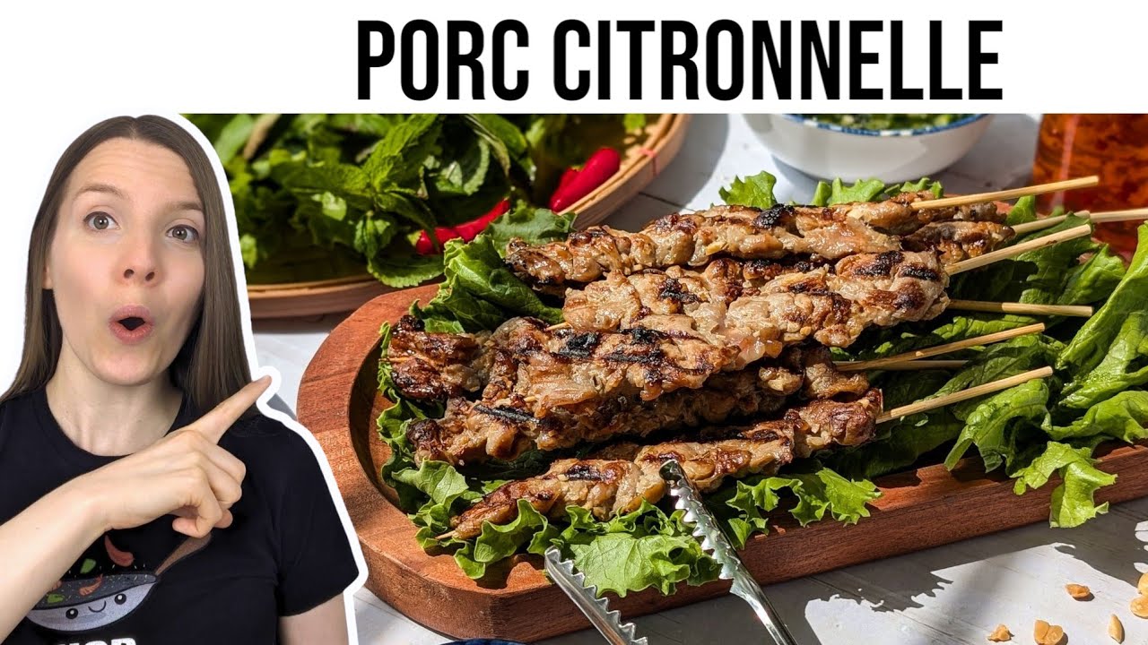 RECETTE POUR L'&Eacute;T&Eacute;: Brochettes de Porc Vietnamiennes - HOP DANS LE WOK