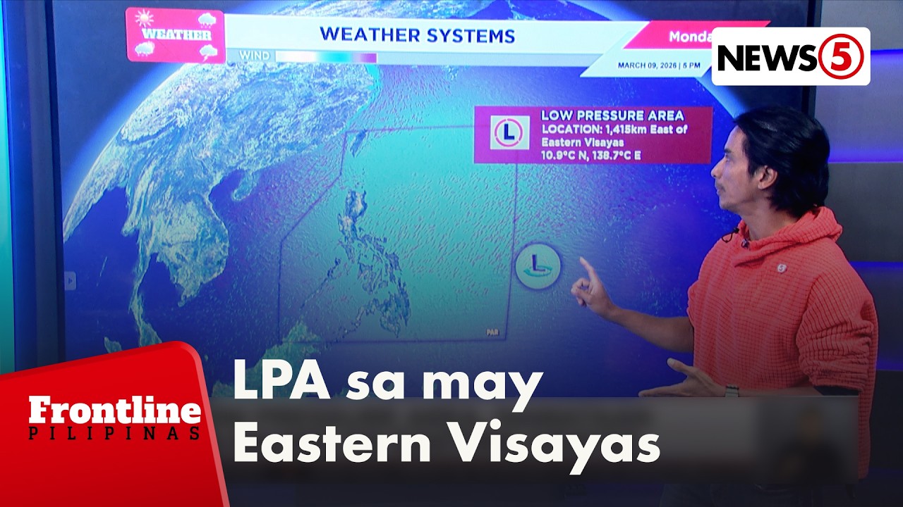 LPA, namataan sa bahagi ng Eastern Visayas | Frontline Pilipinas