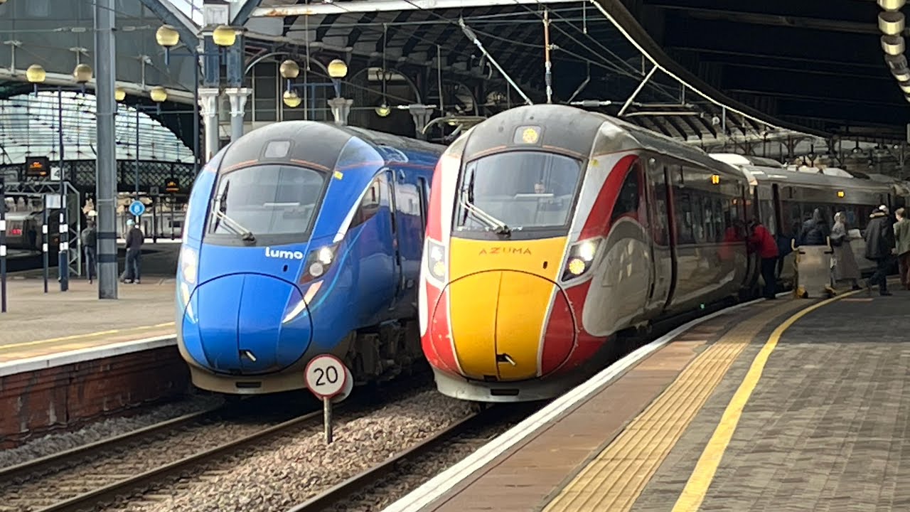 Trains at Newcastle 8/2/26 ECML
