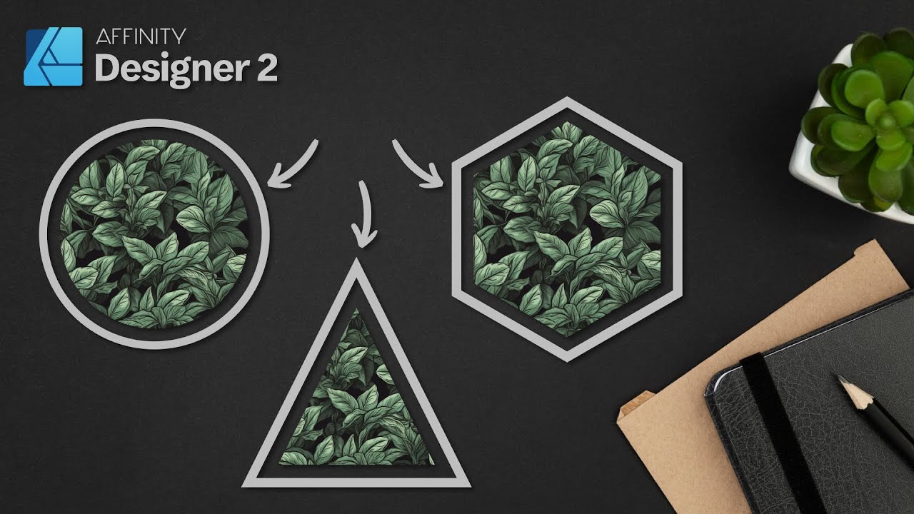 Rahmen aus Form in Affinity Designer 2