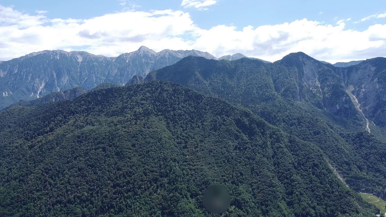 Roncegno Terme drone view