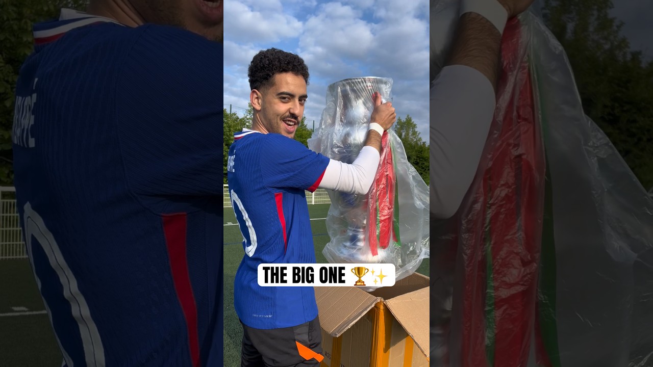 EURO trophy finally came !🏆😝 #football #soccer #euro #euro2024