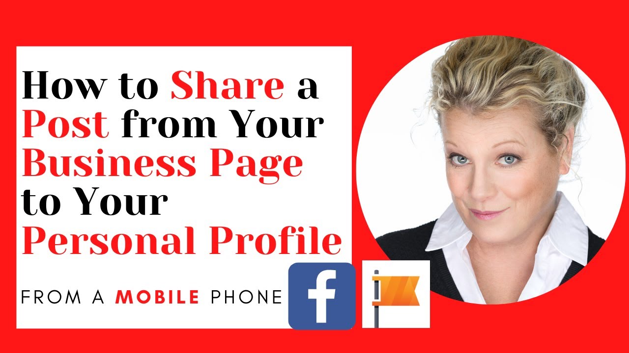 How to Share a Post on Facebook from Your Business Page to Your Personal Profile (On MOBILE)