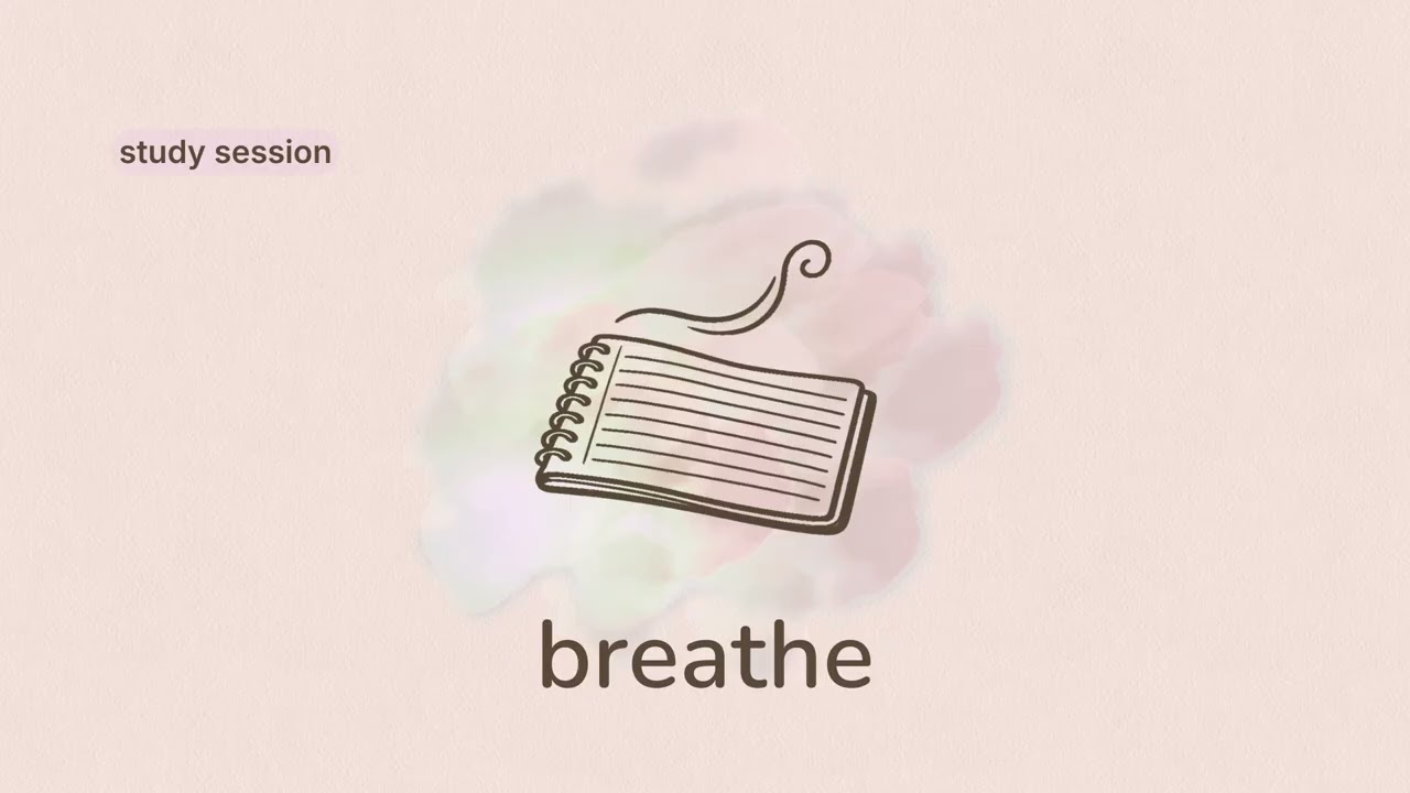 studying when you're overwhelmed | study session · 3 hours