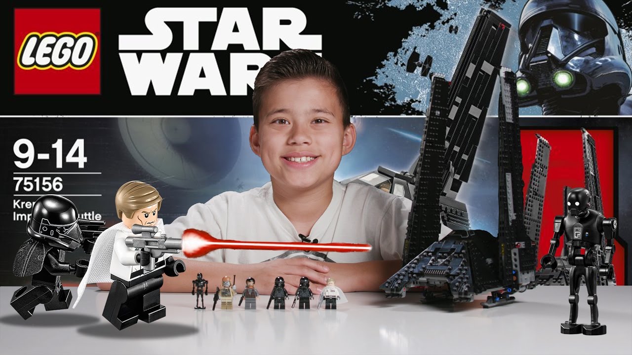 KRENNIC'S IMPERIAL SHUTTLE - LEGO Star Wars ROGUE ONE Set 75156 Time-lapse, Unboxing & Review