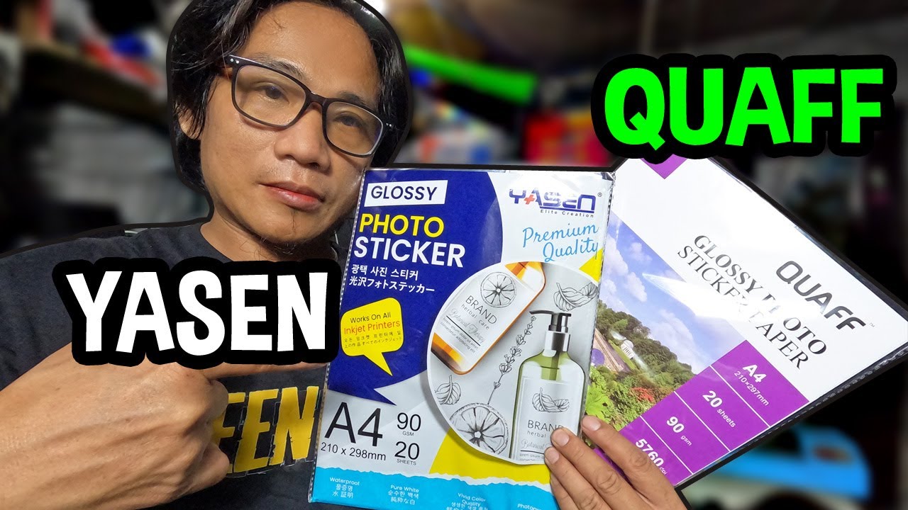 Bitak ang print? Quaff vs Yasen Photo Stickers  #shopeetagtowin