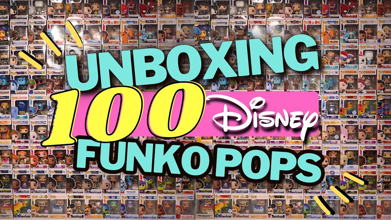 WORLD RECORD LARGEST DISNEY FUNKO POP UNBOXING! 100 FUNKO POPS FOR 100 YEARS OF WONDER CELEBRATION!