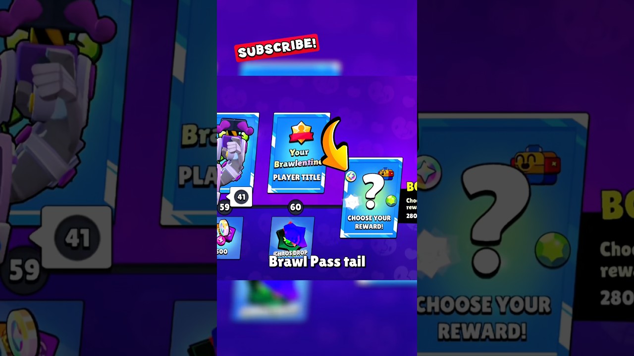 BEST brawl pass tail reward!? #brawlstars