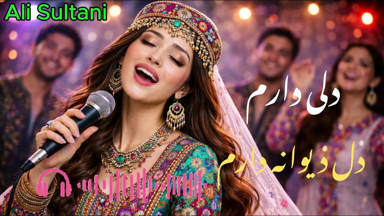 دل دارم دل دیوانه دارم |غمی بسیار از جانانه دارم| DelleDaram Delle Devana Daram|AI Cover Music|Af,TJ
