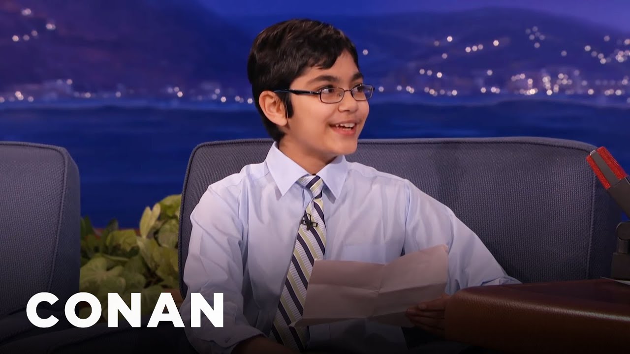 Child Prodigy Tanishq Abraham's Hilarious Science Jokes | CONAN on TBS