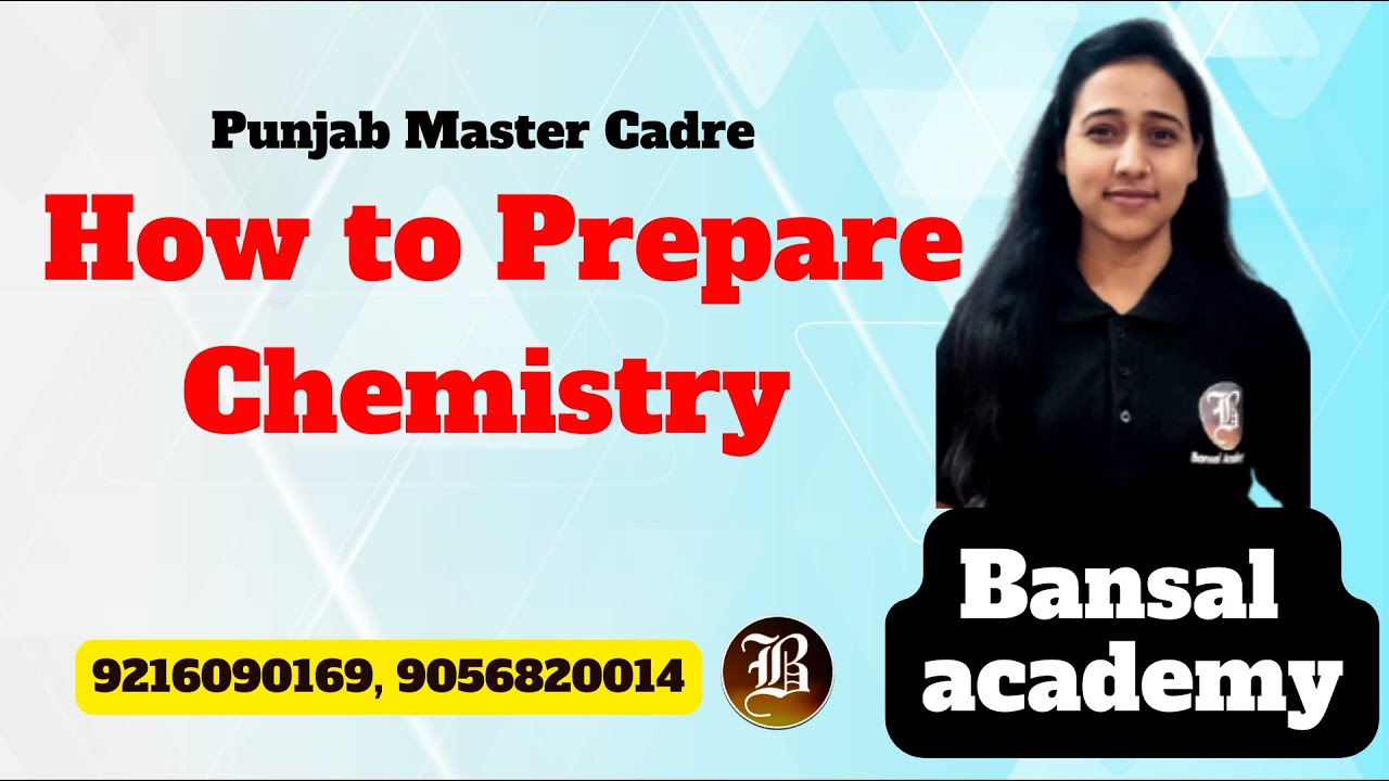 How to Prepare Chemistry For Master Cadre Science I Bansal academy I PCMBZ I Master Cadre Math