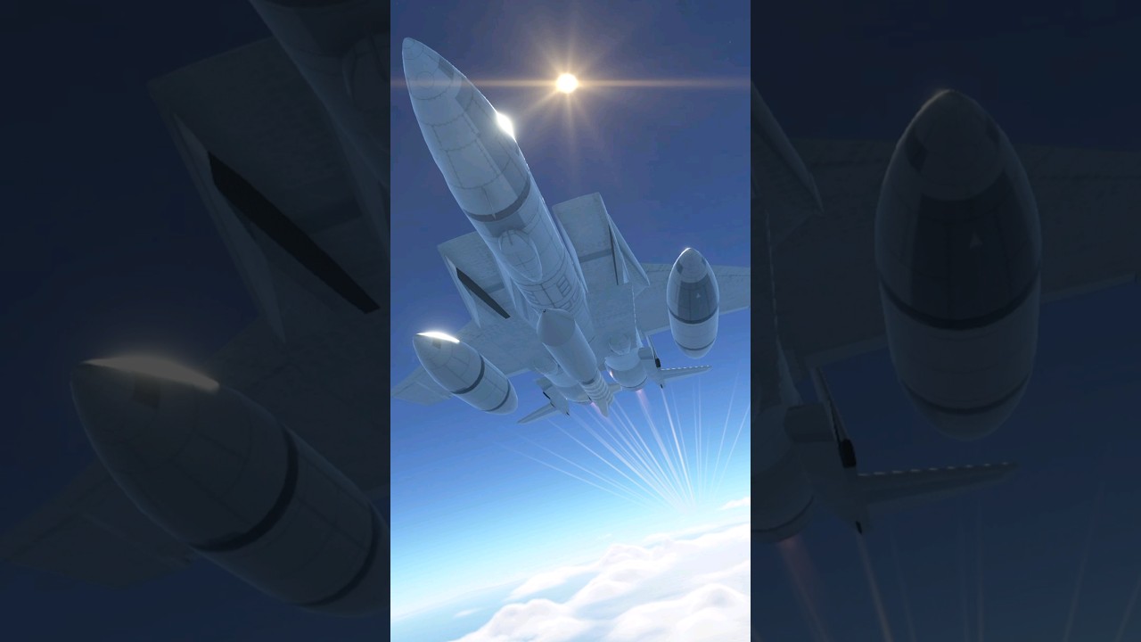 How I destroyed a Satellite with an F15 Fighter Jet! #ksp #iaintworried #onerepublic