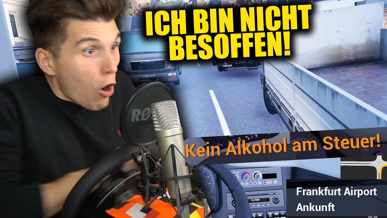 ICH BIN NICHT BESOFFEN! & REISE ZUM FLUGHAFEN! ✪ FERNBUS SIMULATOR