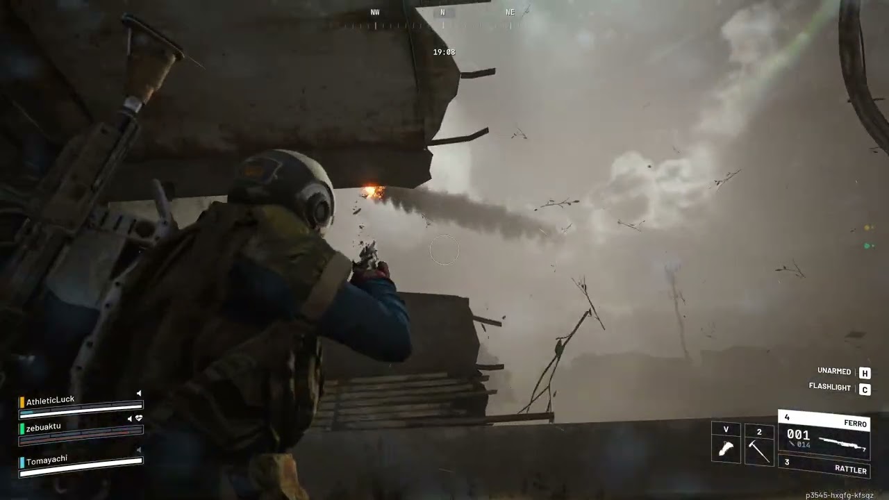 Incredible Sniping in the Hurrican, and then a Rocketeer came up on us...