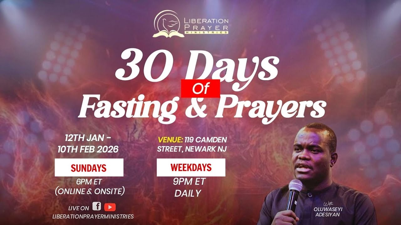 LIBERATION PRAYER MIN || 30 DAYS OF FASTING AND PRAYER || DAY 12 || MIN SEYI ADESIYAN