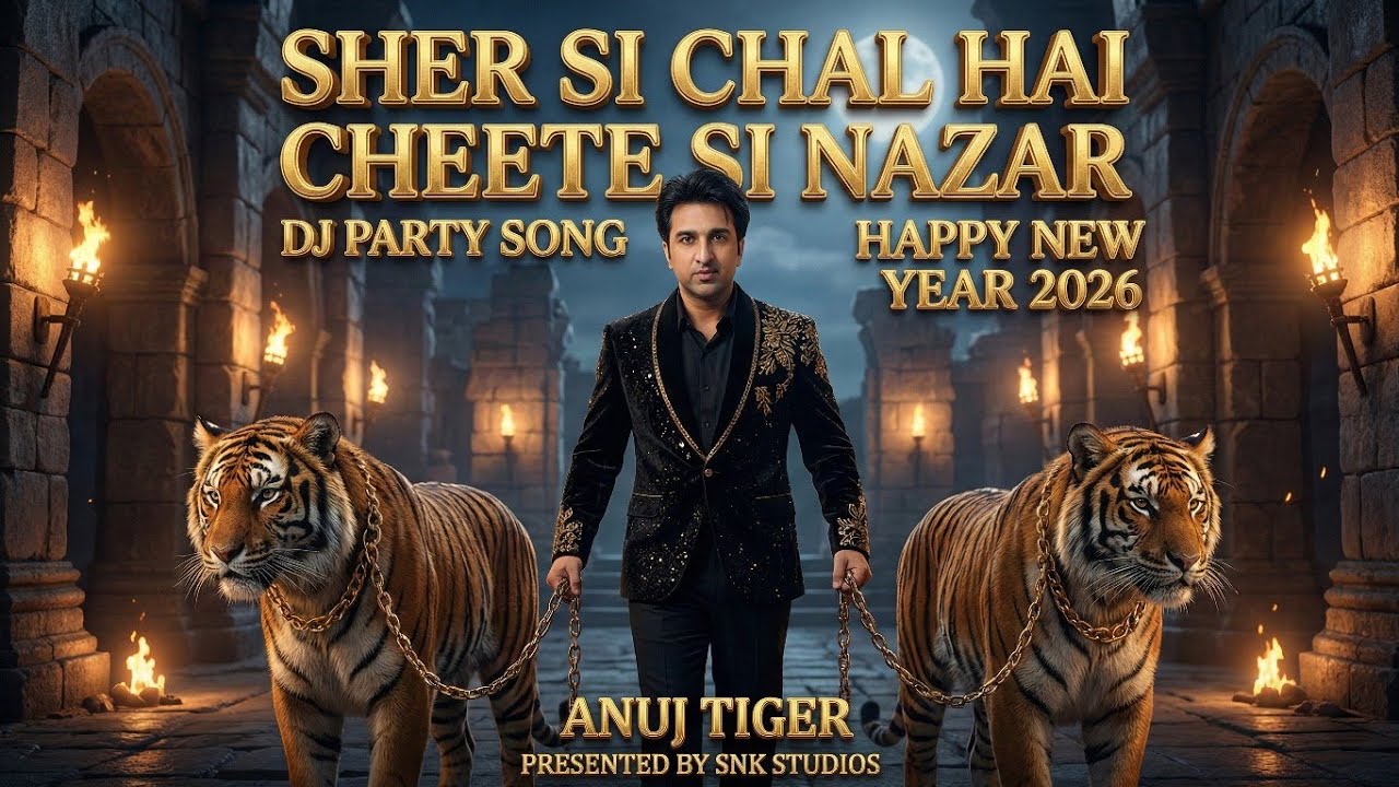 Sher Si Chal Hai Cheete Si Nazar 🦁 | Happy New Year 2026 Song | Anuj Tiger | SNK Studios