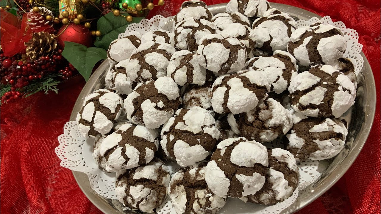 Bolachinhas de Chocolate feitas com tablete de chocolate muito boas para o Natal..Chocolate Cookies