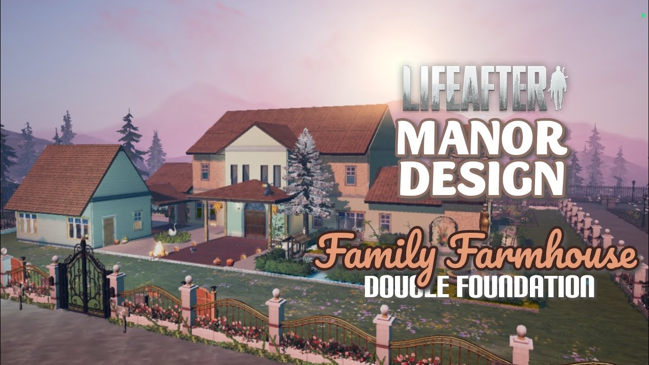 LifeAfter | Manor Design | Family Farmhouse| Double Manor | How To Build | by Vovkysha