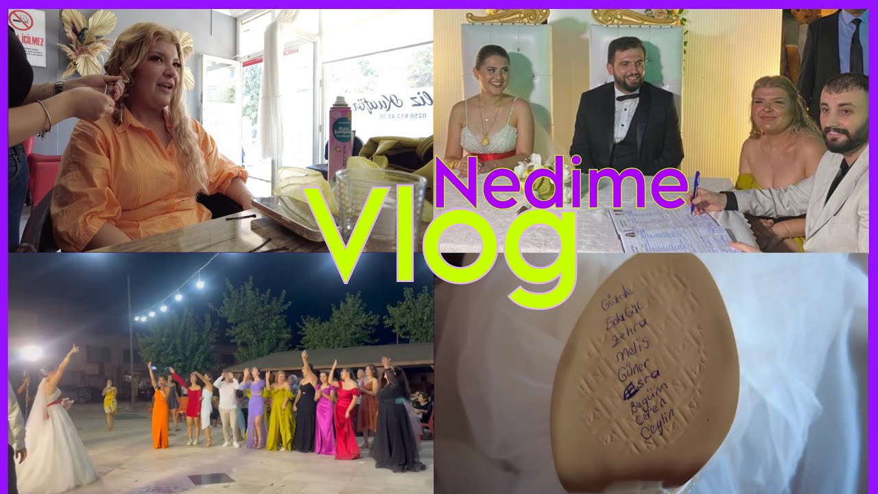 Baş Nedime Oldum Adım silindi mi ? Büyük Beden Abiye seçimim 😍| Hazırlık Makyaj Düğün Evi Vlog 🥹