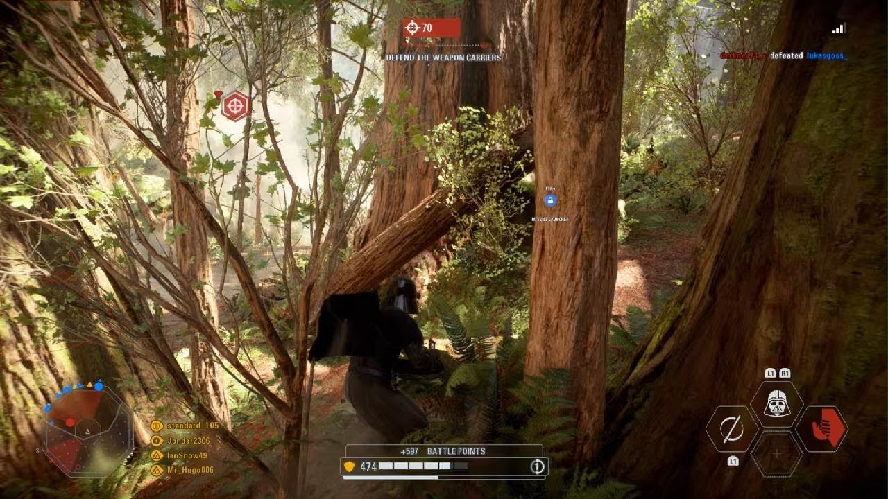 Vader destroying IDF (idiot defence force)
