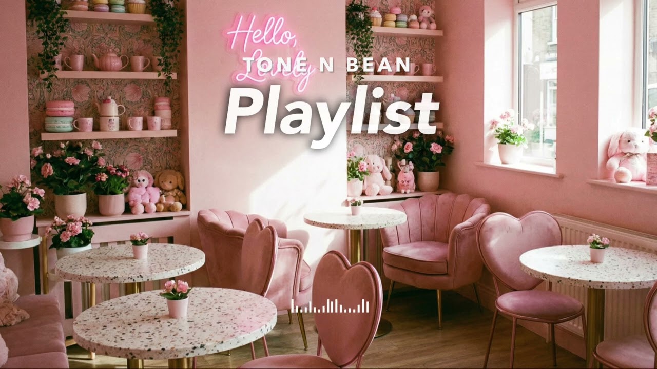 [Playlist] 🎀 PINK 한 방울 떨어뜨린 듯한, 설렘 가득한 카페 음악🎧