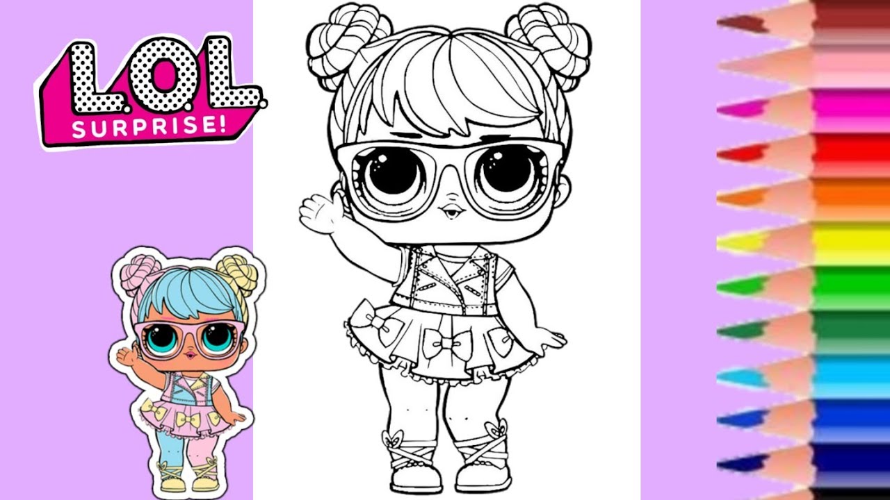 LOL Surprise Dolls Bon Bon Coloring Pages | تلوين لول سبرايز