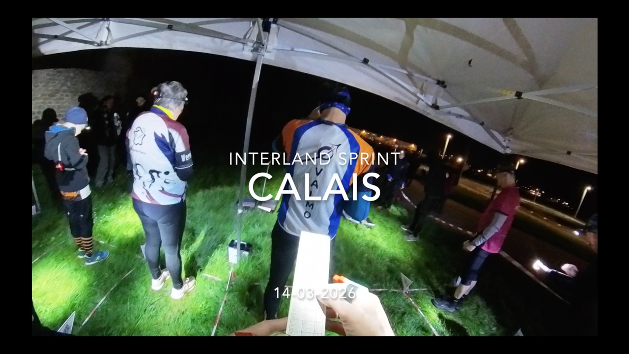 Interland sprint Calais @ night