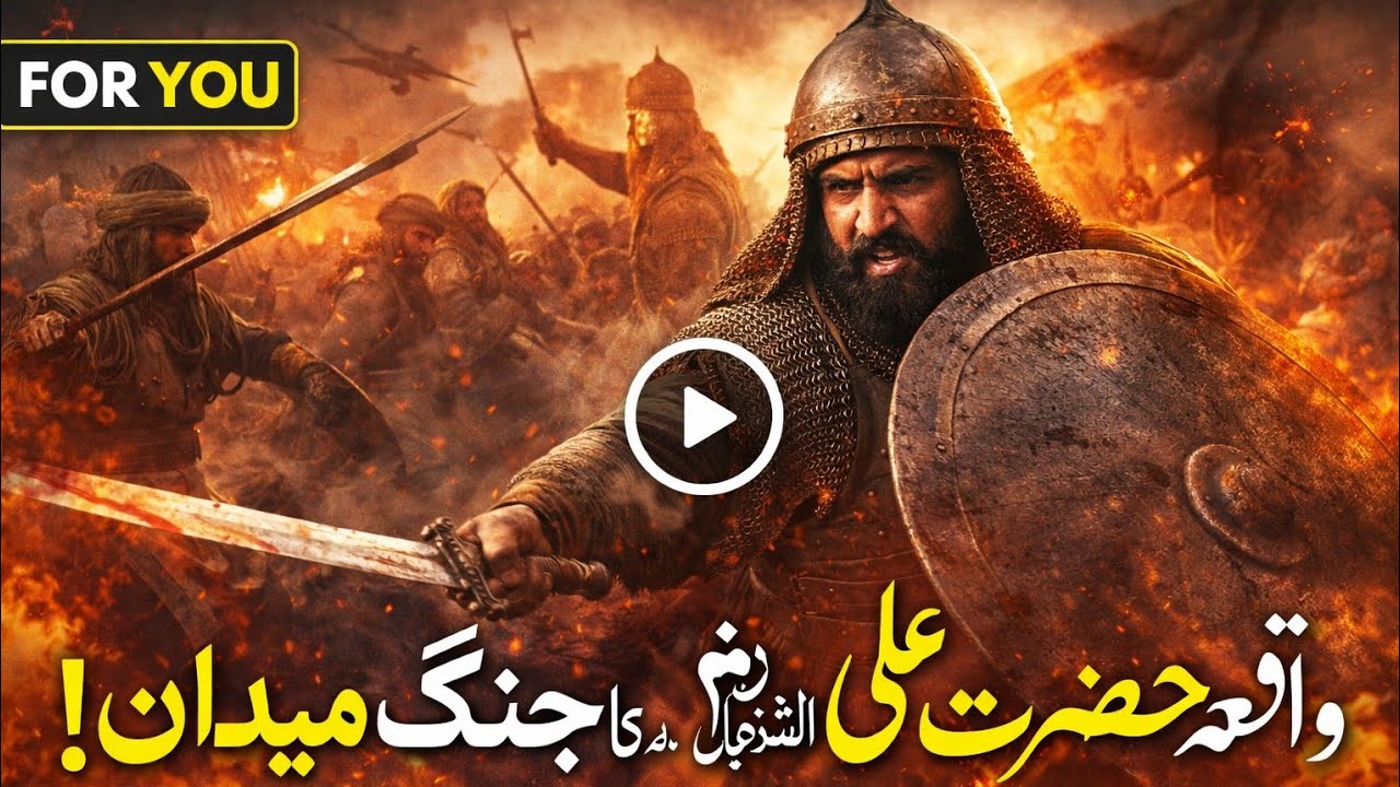 The Courage of Hazrat Ali (RA) in the Battlefield | A Powerful Islamic Story