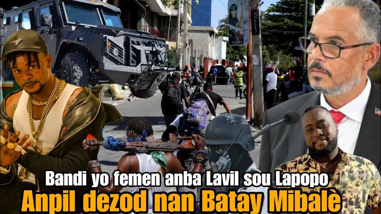 Deblozay nan Batay Mibalè, Bandi yo Fèmen anba Lavil sou Lapolis, Anpil barikad, USA menase Ayiti !