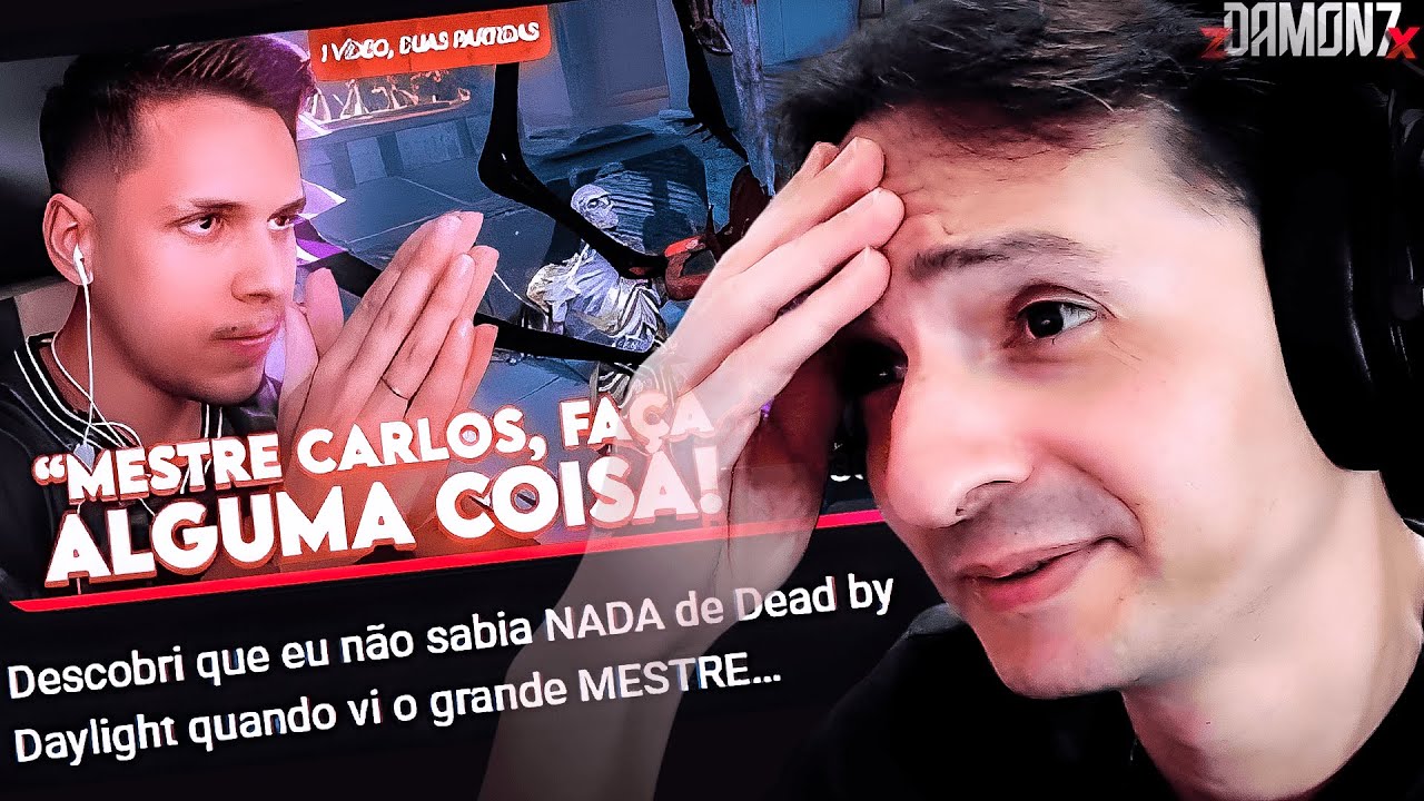 O REACT MAIS PEDIDO DO CANAL: MESTRE CARLOS CARREGANDO O SOUZASOUL!  - REACT - Dead by Daylight