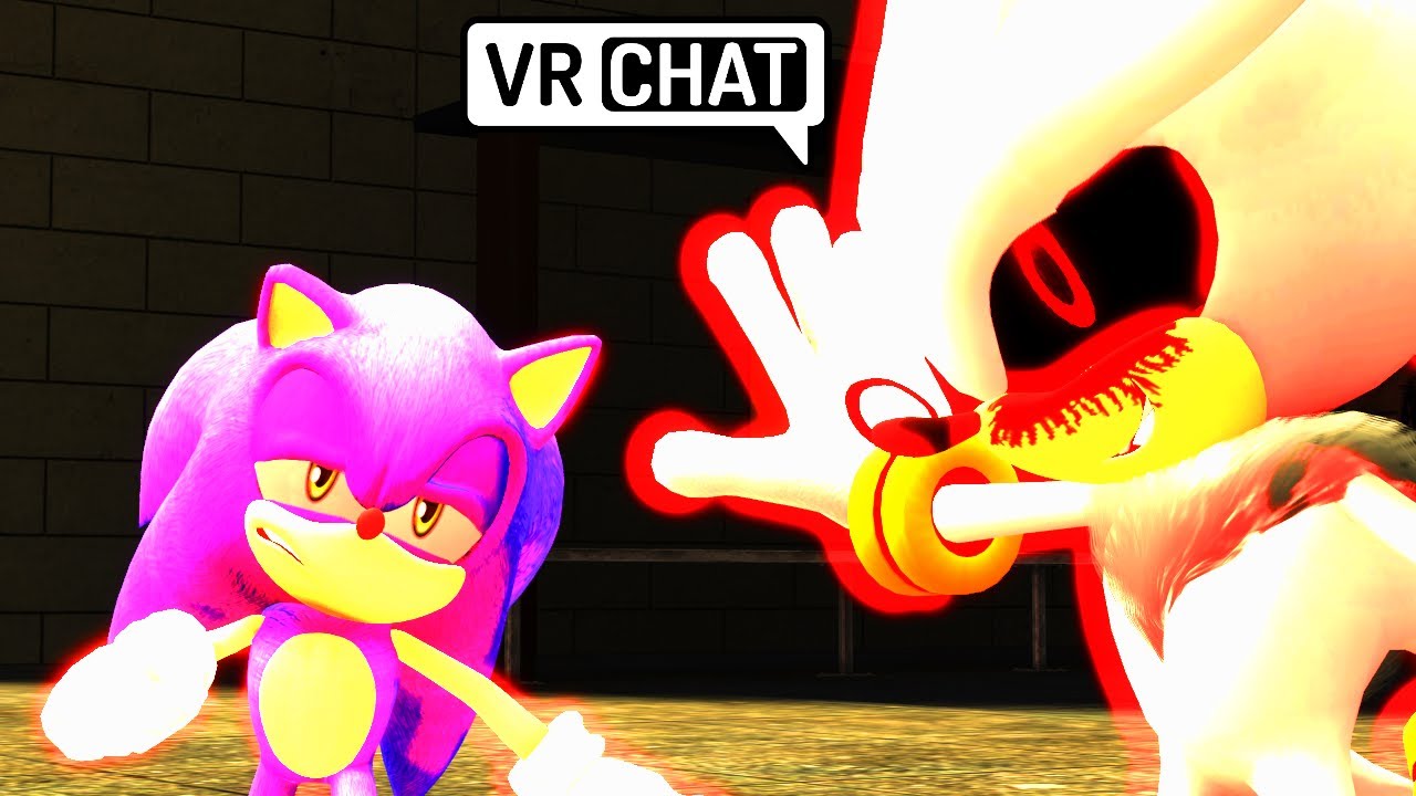 Silver.EXE Meets Sonic! (VR Chat)