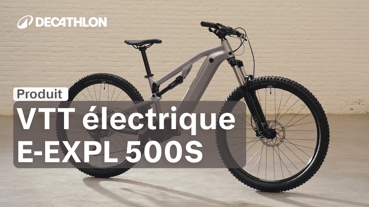 PRODUIT - Découvrez le VTT électrique  E-EXPL 500S 🚵 | Decathlon