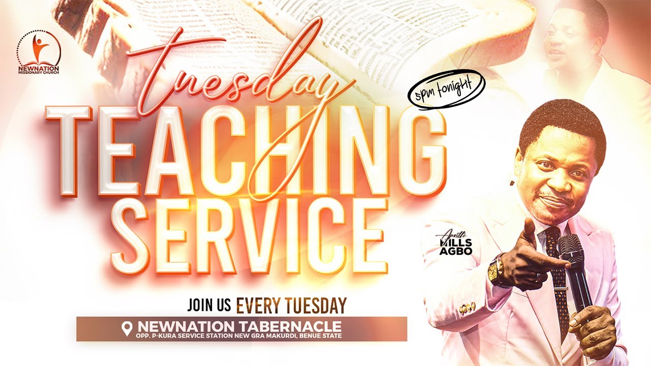 TUESDAY TEACHING SERVICE || APOSTLE HILLS AGBO || 30TH DEC. 2025