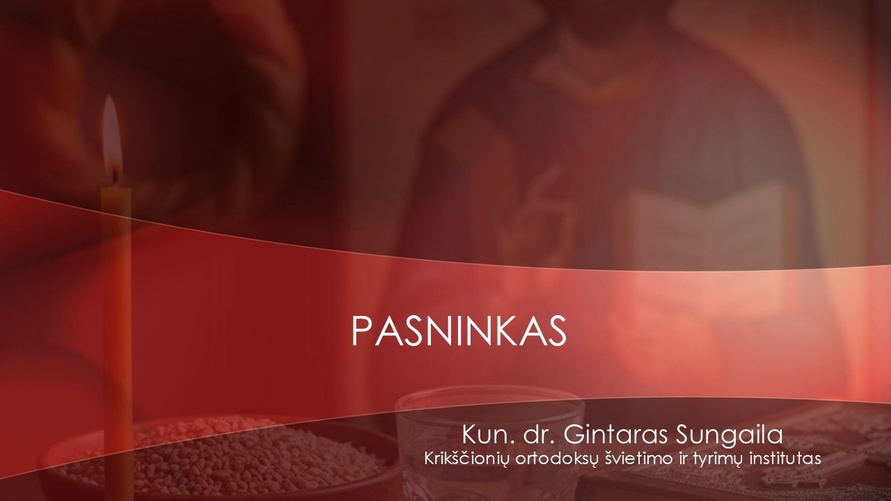 Pasninkas | Katechezė