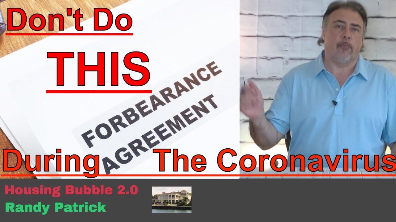 Housing Bubble 2.0 - US Housing Market - Don't Do THIS During Coronavirus