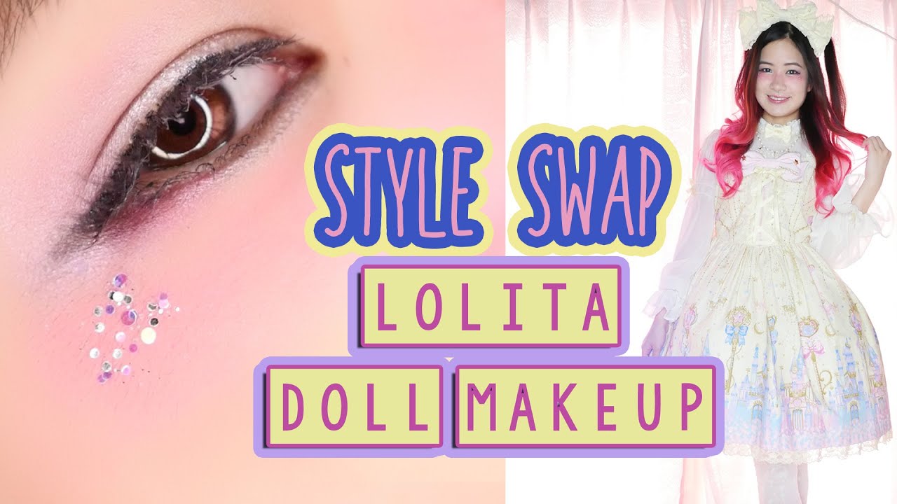 Trying LOLITA for the first time | DOLL MAKEUP | STYLE SWAP  ft. RinRinDoll