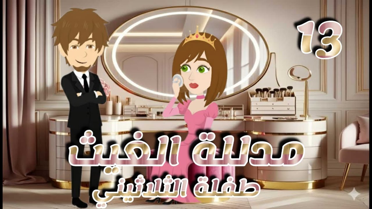 لما تكون غيرانه عليه وهو مبسوط /مدللة الغيث الحلقه ال13//قـصـص و حـكـايـات👑 مـمـلـكـة الـروايـات  👑