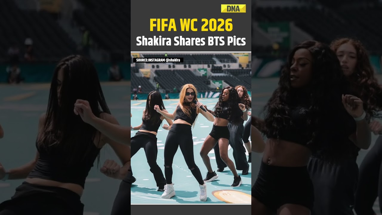 FIFA World Cup 2026: Shakira Shares BTS Pics Ahead Of FIFA WC 2026 Opening Ceremony #shakira #fifa
