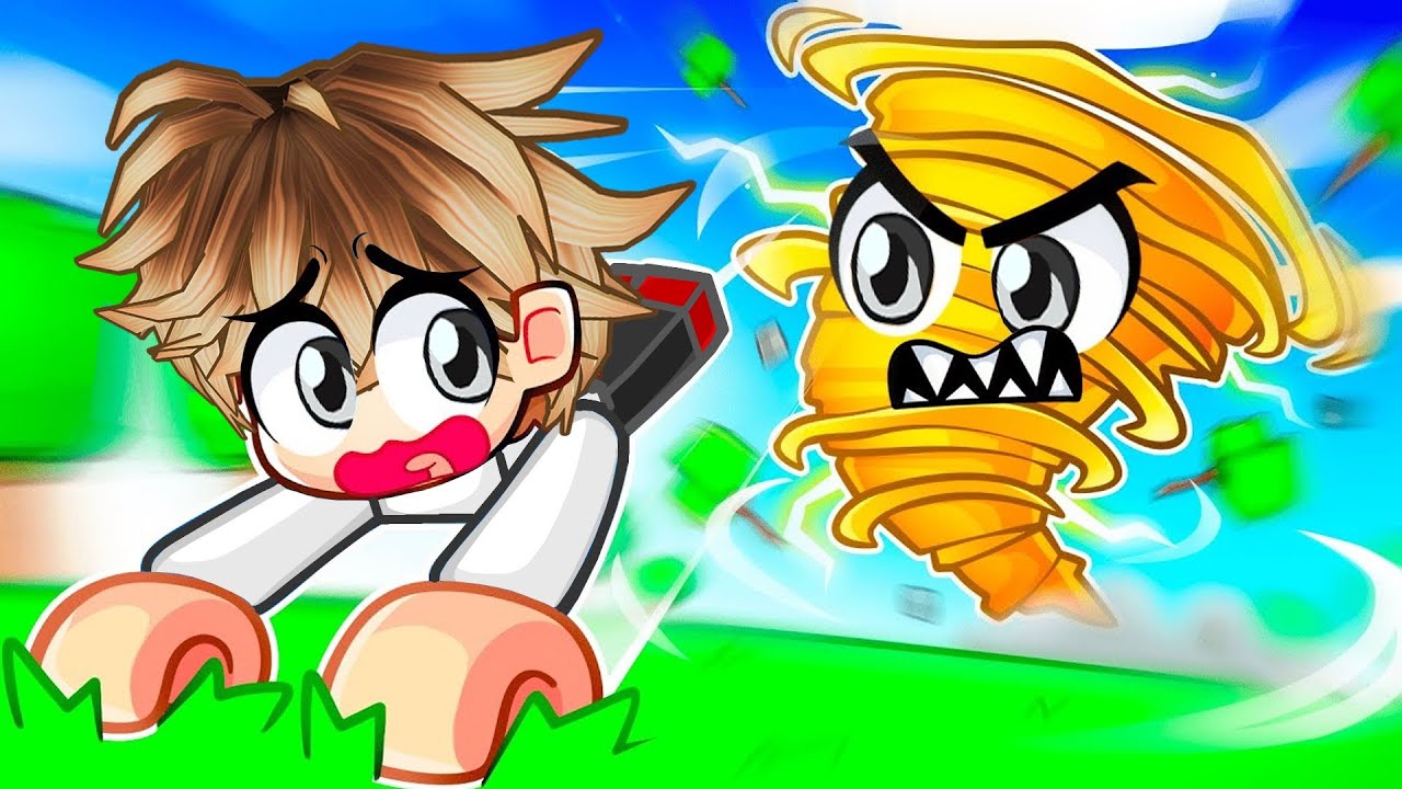 Becoming the Biggest Tornado as YaGee in Roblox!